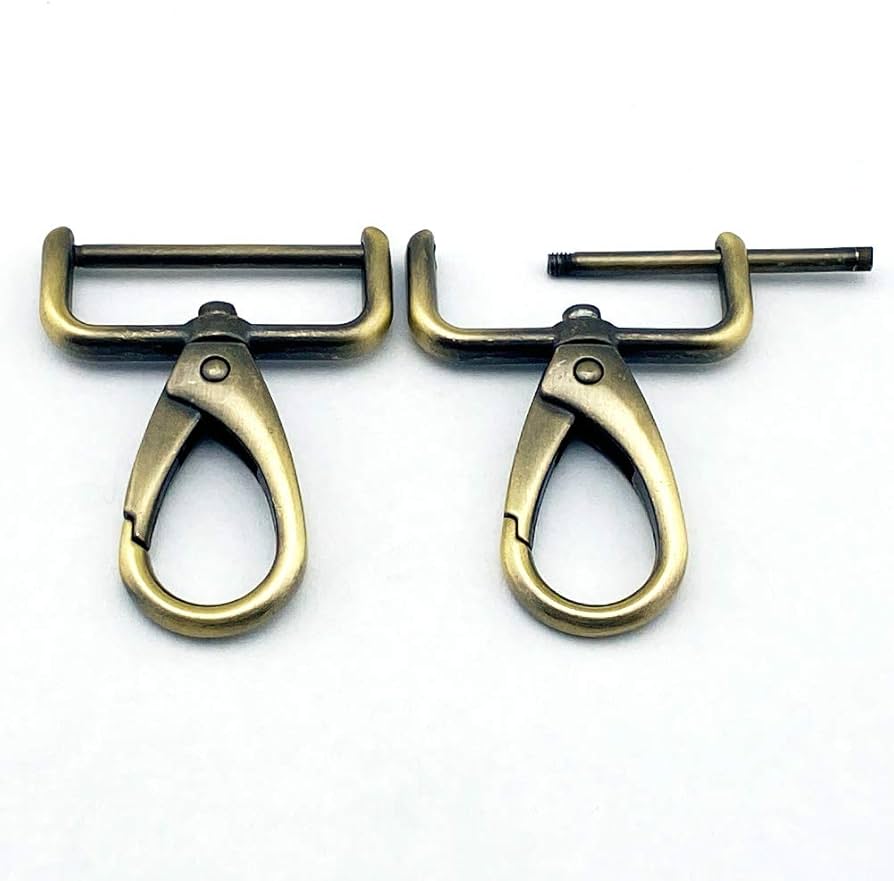 Amazon | 【KAMONレザー】ナスカン ネジ式 紐通り幅32㎜ アンティーク